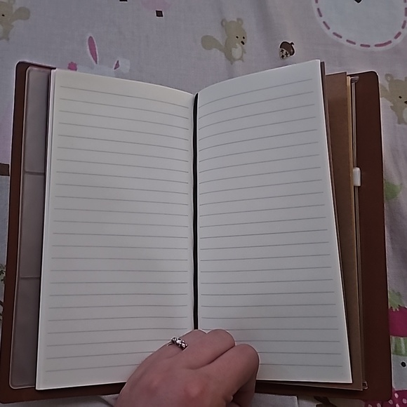 Terracotta Butterfly "R" Card, Money, And Note Book - Picture 3 of 6